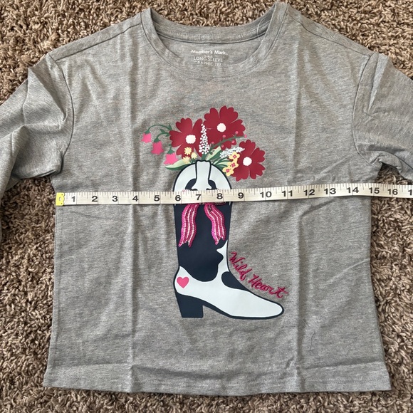 Be Kind Today and Floral Boot Kids Long Sleeve Tees - Picture 6 of 8